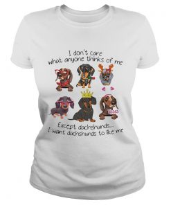 I Dont Care What Anyone Thinks Of Me Except Dachshunds I Want Dachshunds To Like Me  Classic Ladies