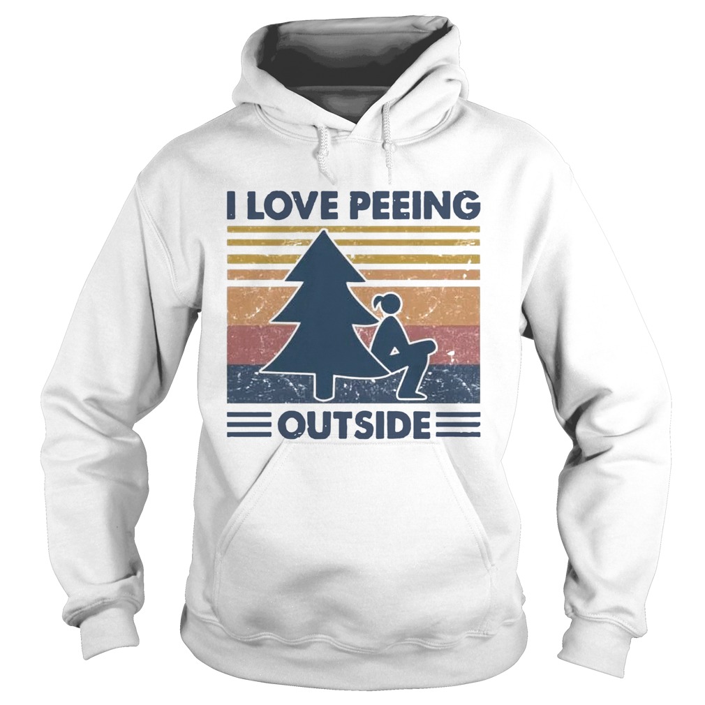 I Love Peeing Outside Vintage Hoodie