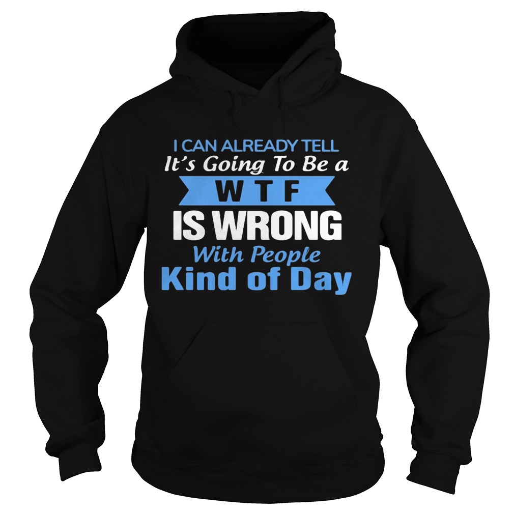 I can already tell its going to be a WTF is wrong with people kind of day Hoodie