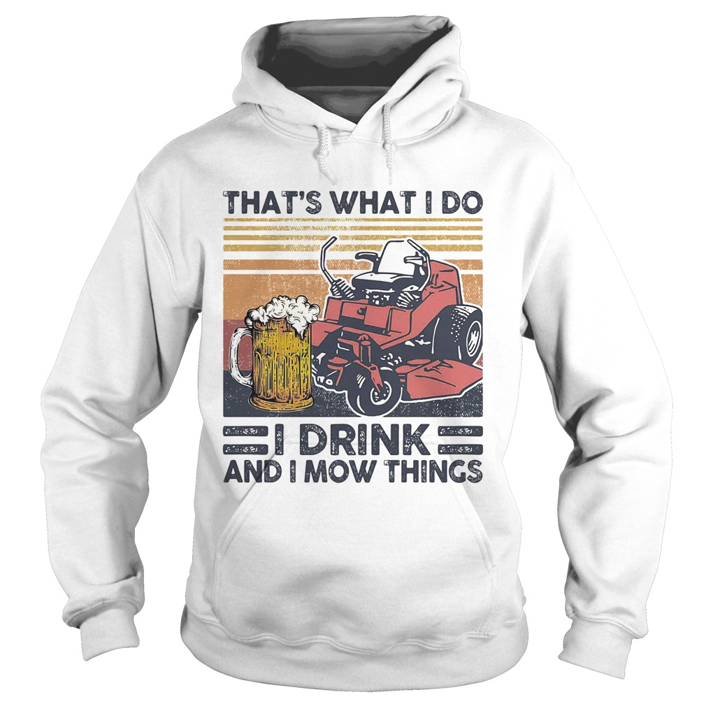 I fought the lawn and the lawn won vintage retro Hoodie