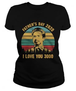 I love you 3000 irondad fathers day 2020 vintage retro  Classic Ladies