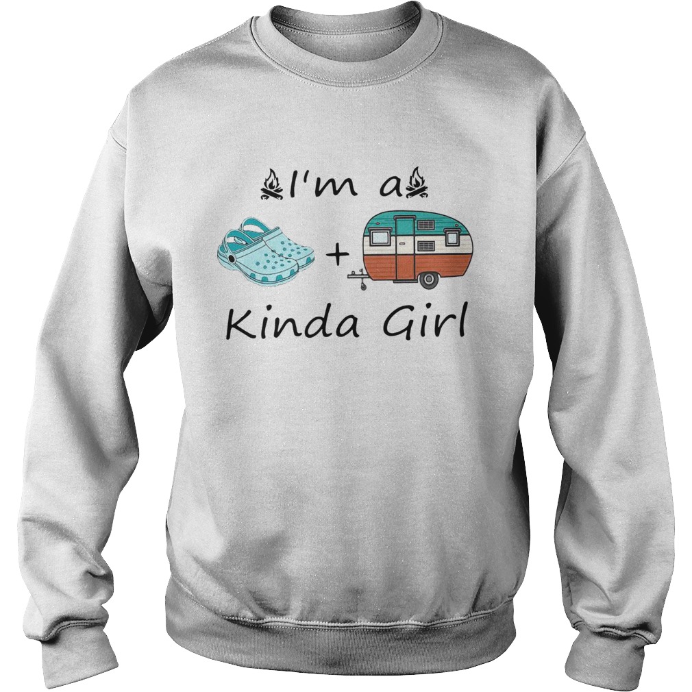 Im A Crocs Camping Kinda Girl Sweatshirt