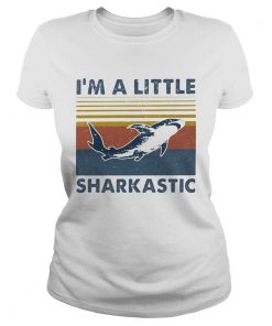 Im A Little Sharkastic Vintage Retro  Classic Ladies
