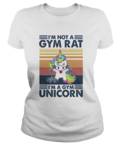 Im Not A Gym Rat Im A Gym Unicorn  Classic Ladies