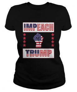 Impeach trump american flag independence day black lives matter  Classic Ladies