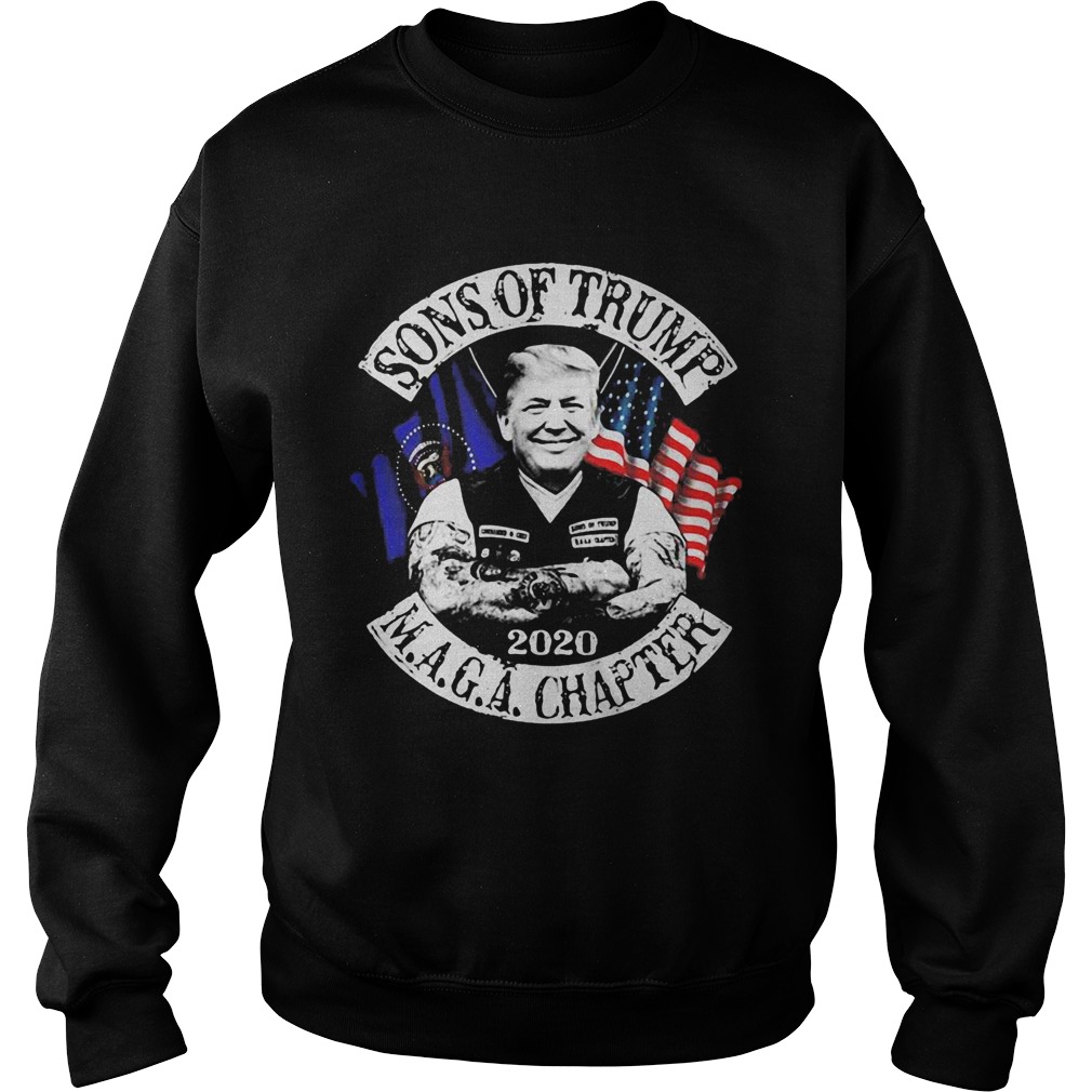 Independence Day Sons of trump 2020 maga chapter  Sweatshirt