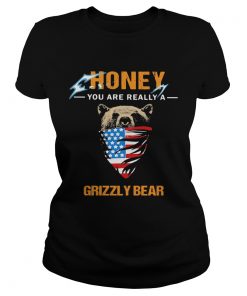 Independence Day mask honey you are really a grizzly bear  Classic Ladies
