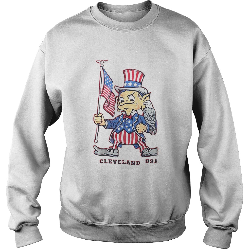 Independence day flag eagles cleveland USA Sweatshirt