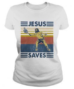 Jesus saved Tennis vintage  Classic Ladies