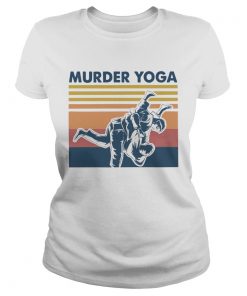 Jiu Jitsu Murder Yoga Vintage  Classic Ladies
