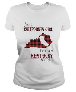 Just a California girl living in a Kentucky world map  Classic Ladies