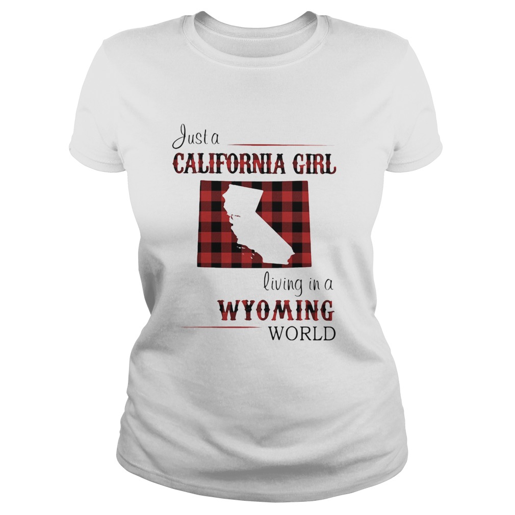 Just a California girl living in a Wyming world map  Classic Ladies