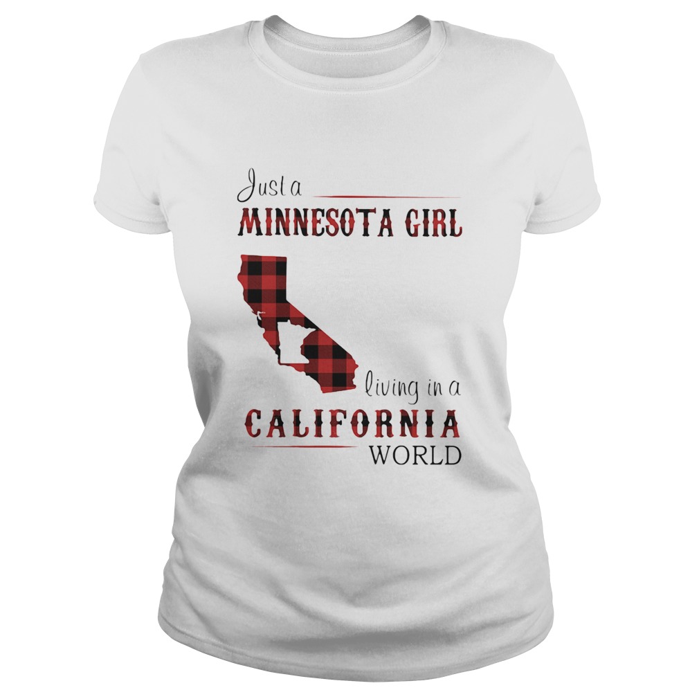 Just a minnesota girl living in a california world Classic Ladies