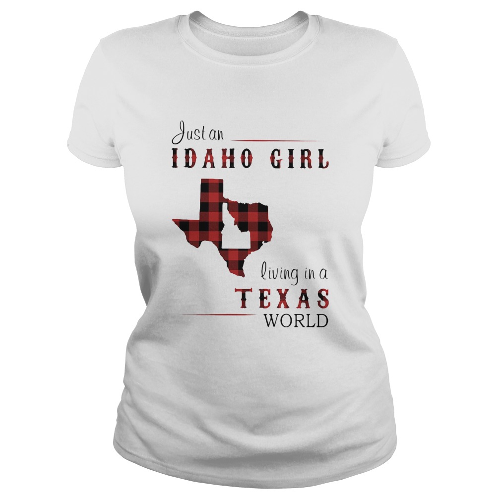 Just an Idaho girl living in a Texas world map  Classic Ladies