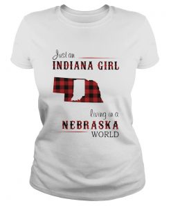 Just an Indiana girl living in a nebraska world map  Classic Ladies