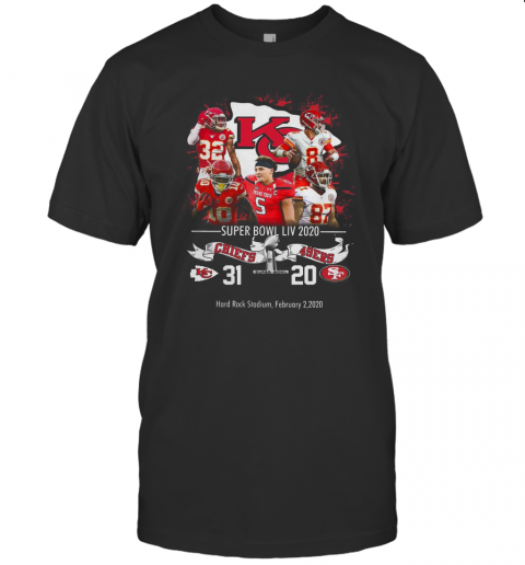 Kansas City Chiefs NFL Super Bowl Liv 2020 Vs San Francisco 49Ers T-Shirt