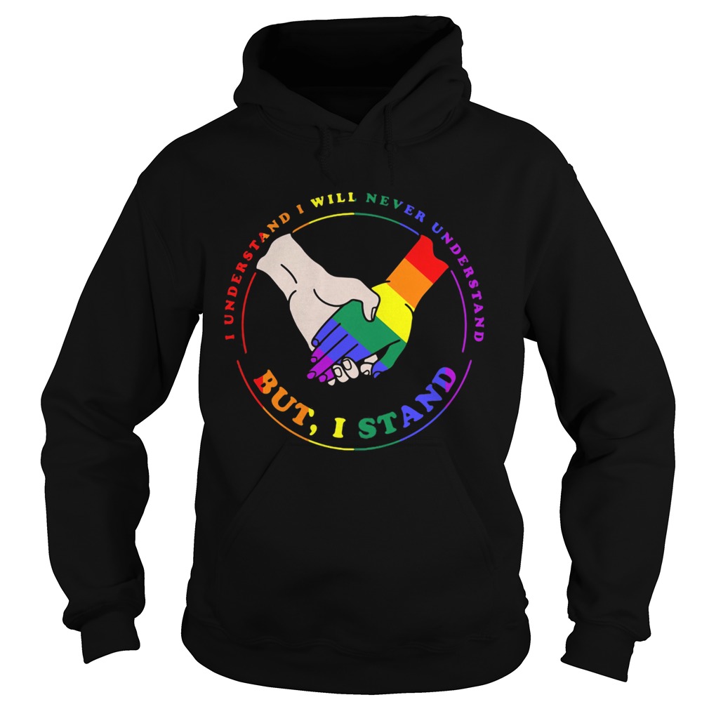LGBT I understand I will never understand but I stand Hoodie
