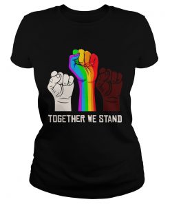 LGBT Strong Hand Together We Stand  Classic Ladies