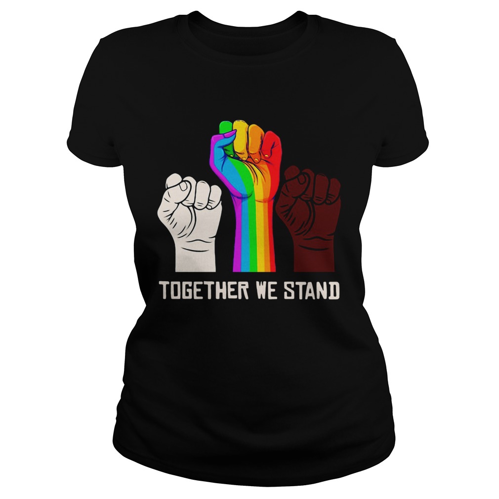 LGBT Strong Hand Together We Stand  Classic Ladies