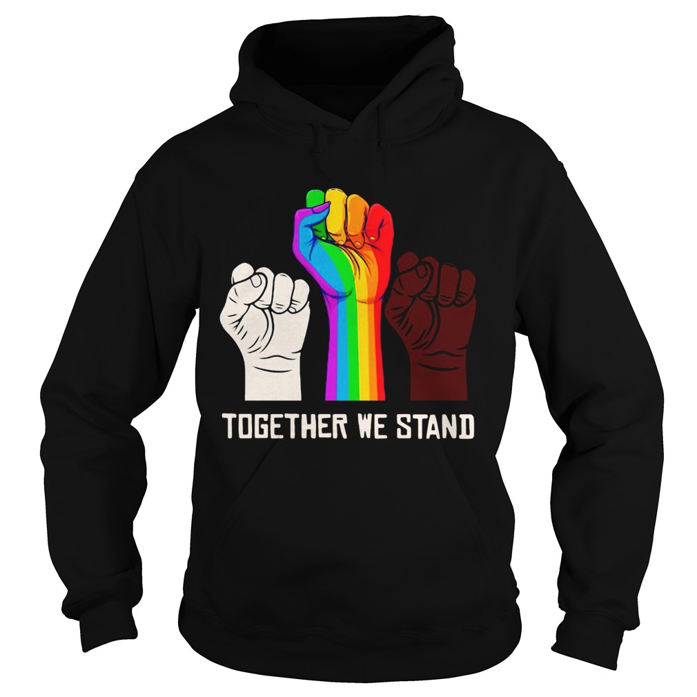 LGBT Strong Hand Together We Stand  Hoodie