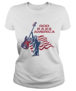 LIBERTY ENLIGHTENING THE WORLD GOD BASS AMERICA FLAG INDEPENDENCE DAY  Classic Ladies