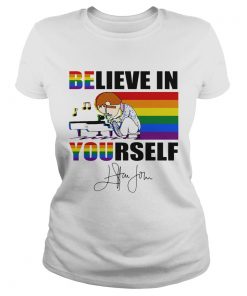 Lgbt charlie brown believe in yourself signature  Classic Ladies