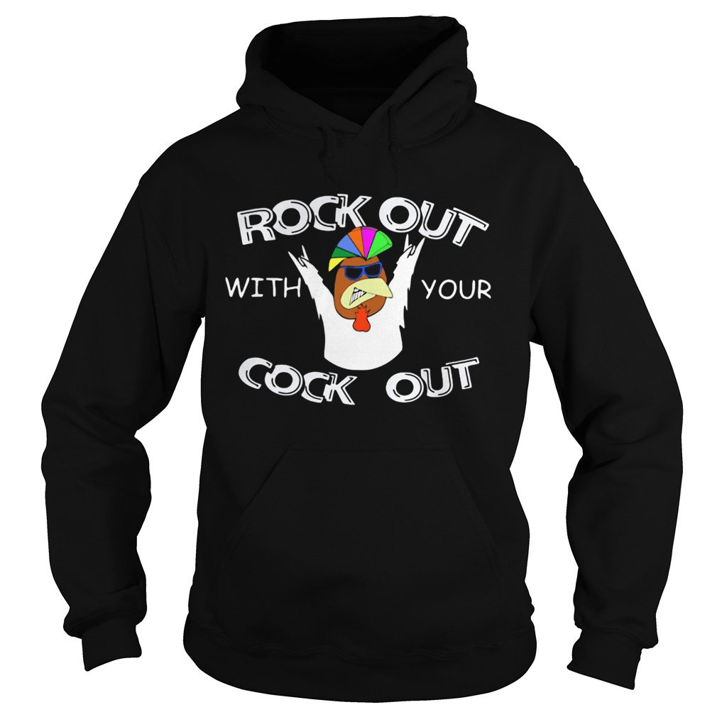 Lgbt chicken rock out with your cock out Hoodie