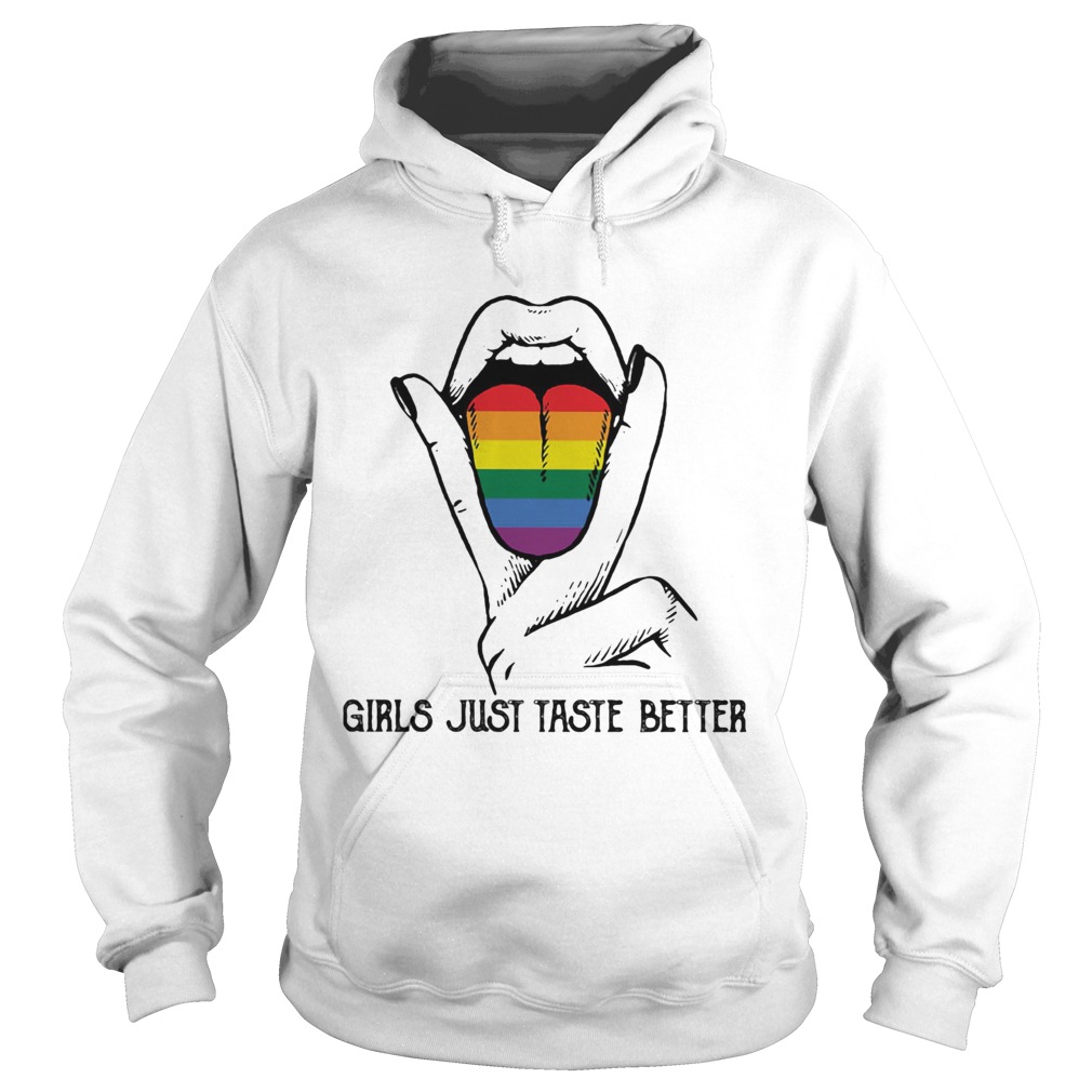 Lgbt girls just taste better lips  Hoodie