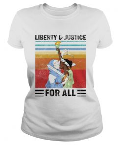 Liberty and Justice for All Vintage  Classic Ladies