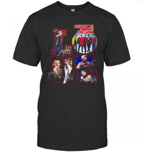 Love New Kids On The Block Signature T-Shirt