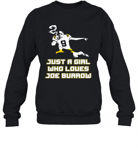 Lsu Tigers Football Just A Girl Who Loves Joe Burrow T-Shirt Unisex Sweatshirt