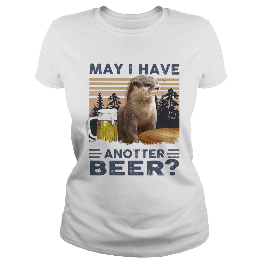 MAY I HAVE ANOTHER BEER SQUIRREL VINTAGE RETRO Classic Ladies
