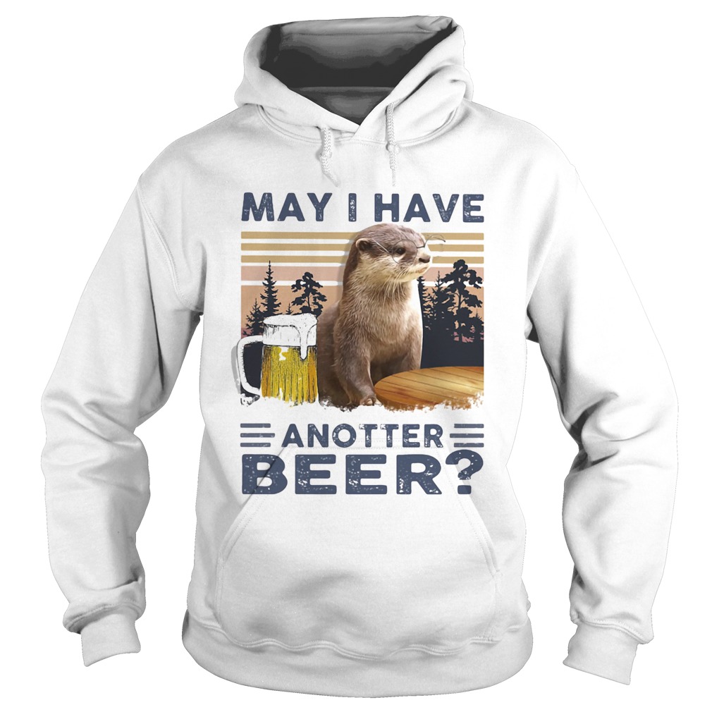 MAY I HAVE ANOTHER BEER SQUIRREL VINTAGE RETRO Hoodie