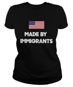 Made By Immigrants American Flag  Classic Ladies