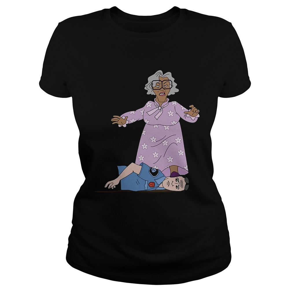 Madea Kneeling On The Neck Police  Classic Ladies