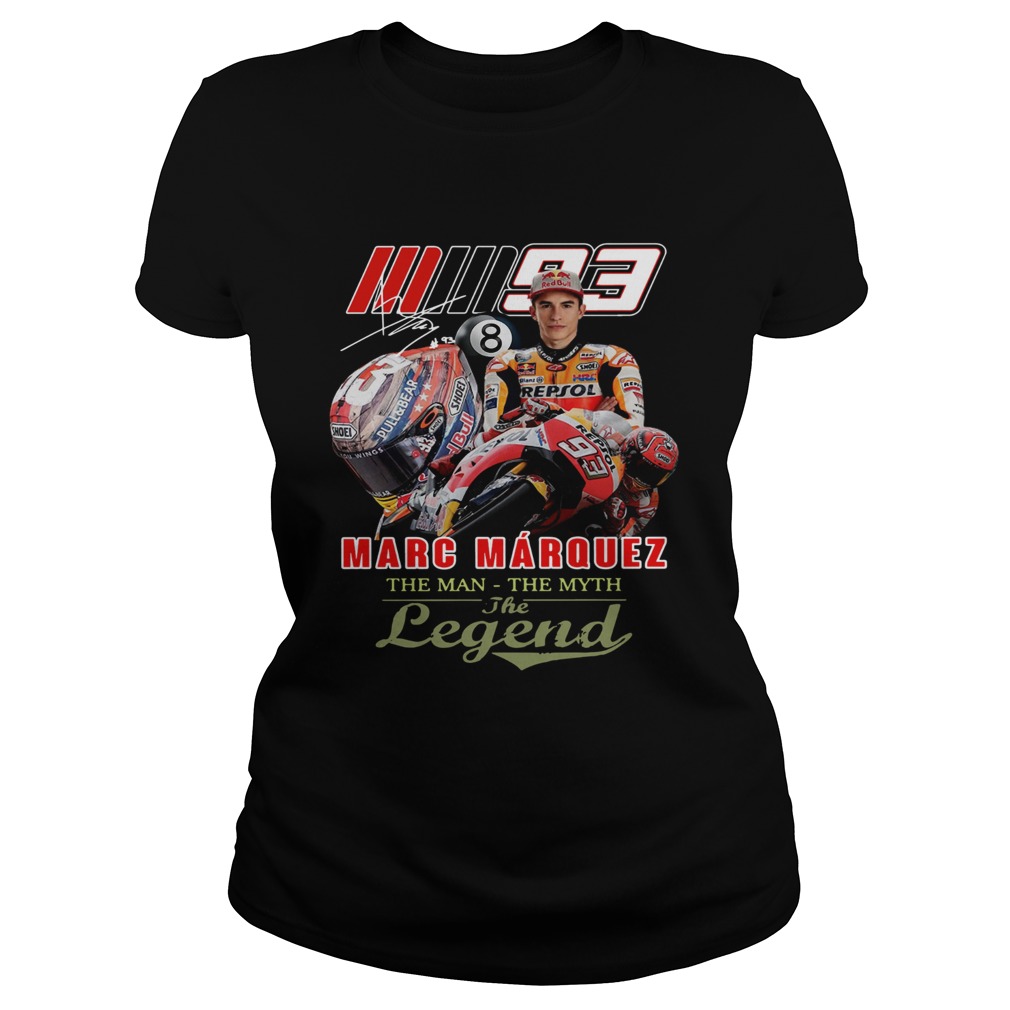 Marc Marquez The Man The Myth The Legend Signature Classic Ladies