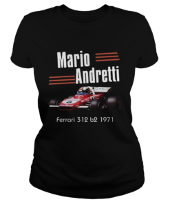 Mario andretti indianapolis 500 ferrari 312 b2 1971 line  Classic Ladies