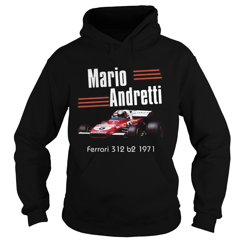 Mario andretti indianapolis 500 ferrari 312 b2 1971 line Hoodie
