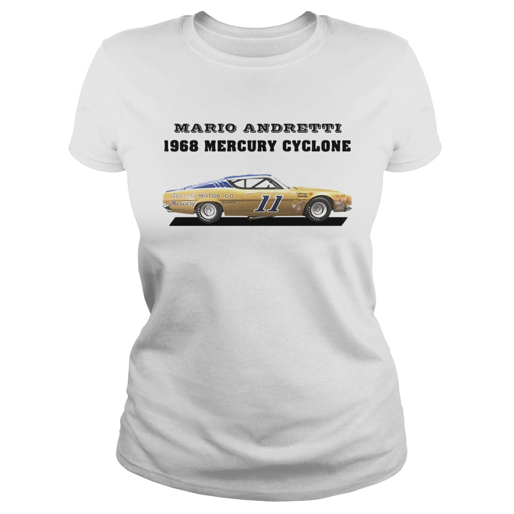 Mario andretti racing athletes 1968 mercury cyclone Classic Ladies