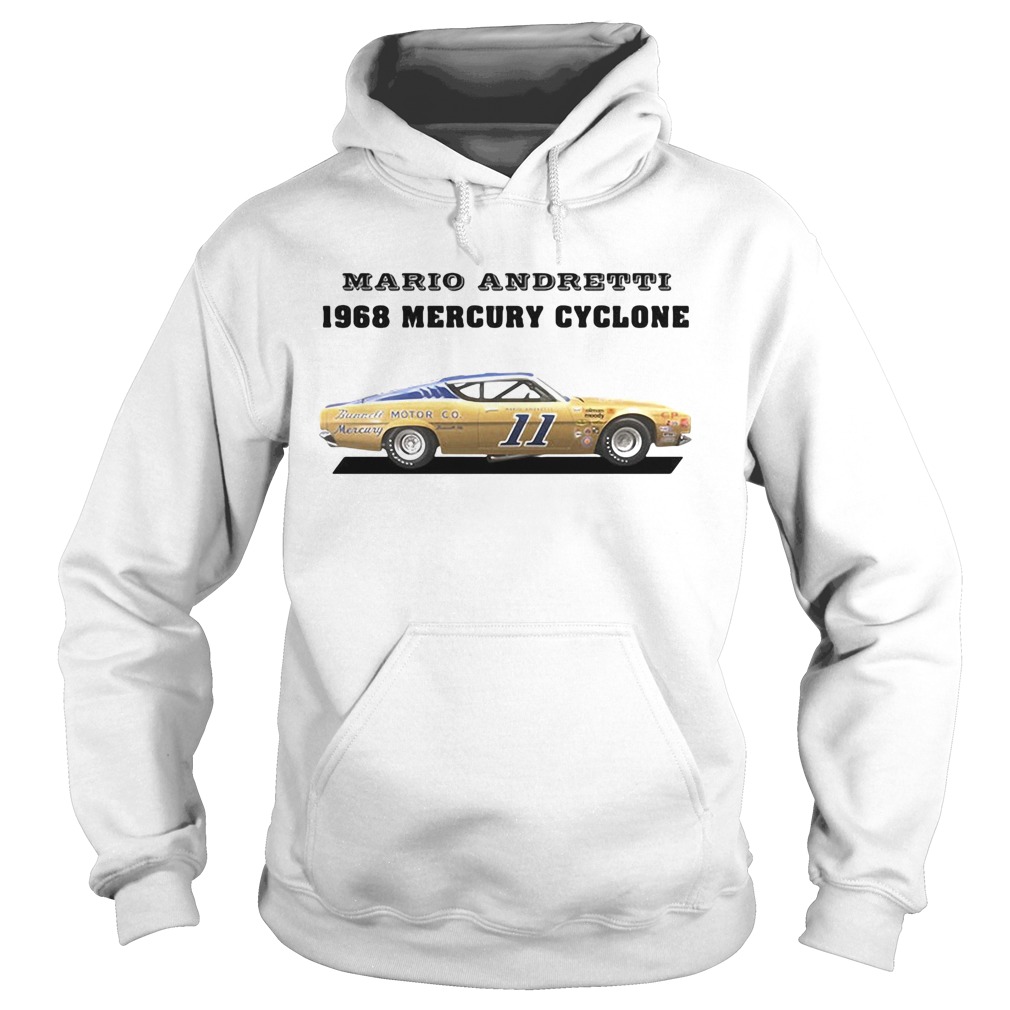Mario andretti racing athletes 1968 mercury cyclone Hoodie