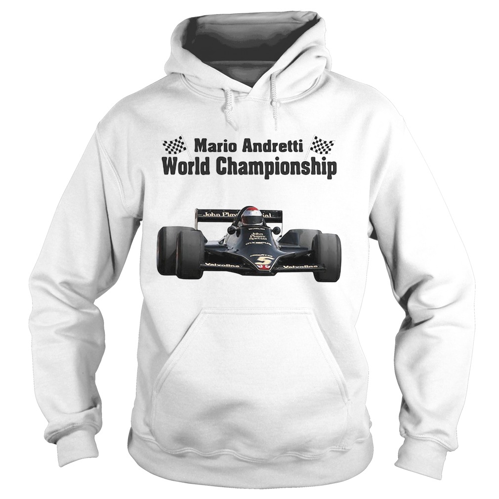 Mario andretti world championship flag Hoodie