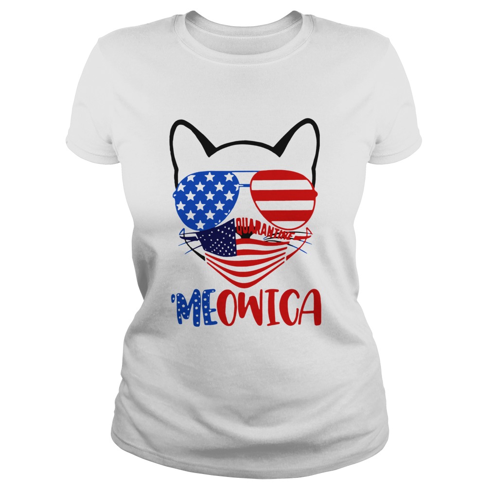 Meowica 4th Of July Merica Quarantine  Classic Ladies