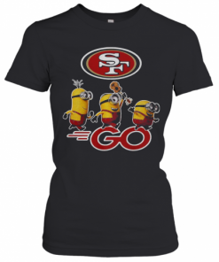 Minions Guitar Go San Francisco 49Ers Football Logo T-Shirt Classic Women's T-shirt