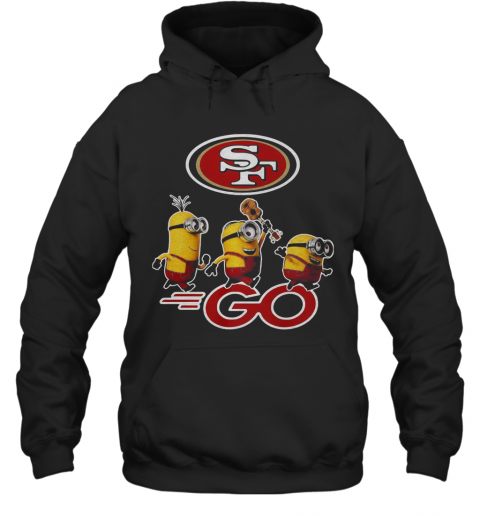 Minions Guitar Go San Francisco 49Ers Football Logo T-Shirt Unisex Hoodie