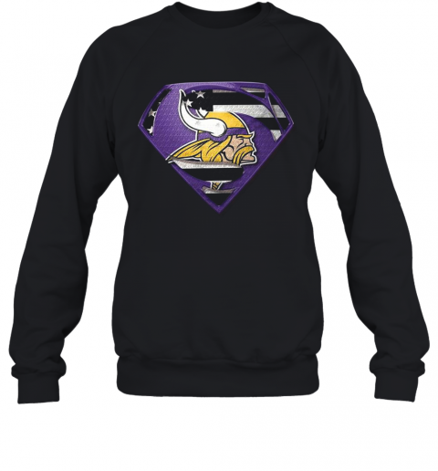Minnesota Vikings Superman T-Shirt Unisex Sweatshirt
