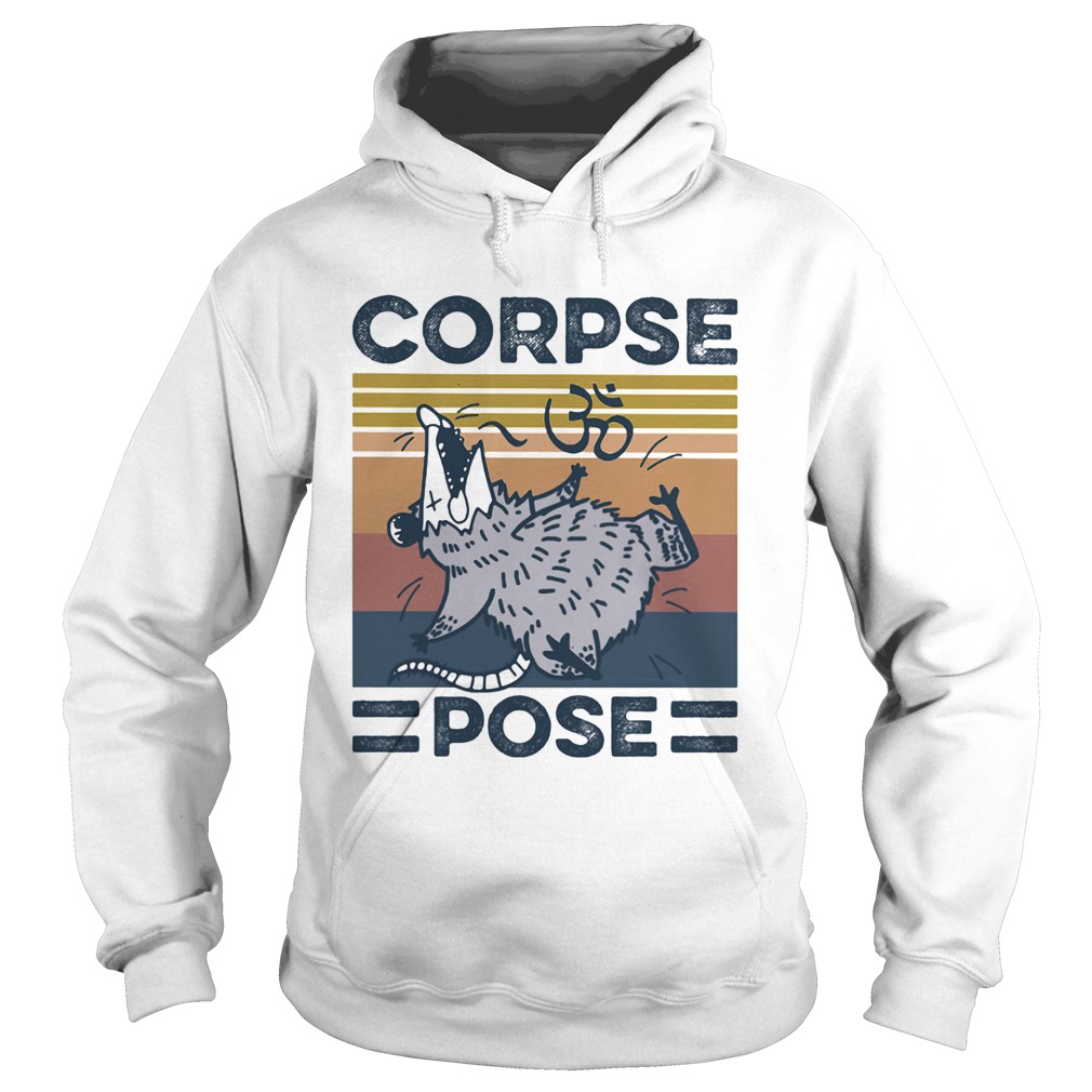 Mouse corpse pose vintage retro Hoodie