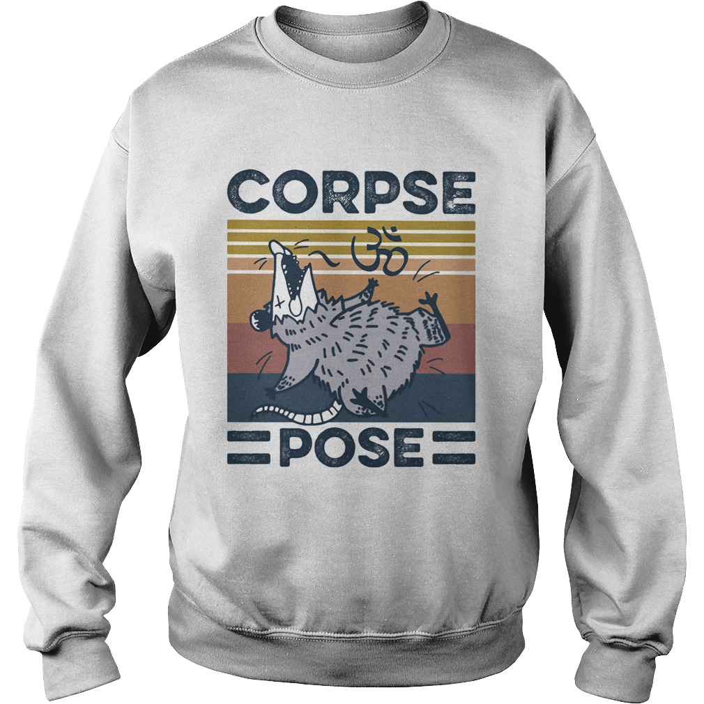 Mouse corpse pose vintage retro Sweatshirt