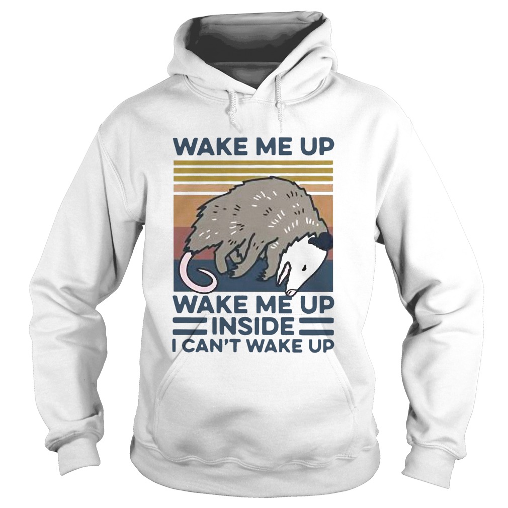 Mouse wake me up wake me up inside I cant wake up vintage retro  Hoodie
