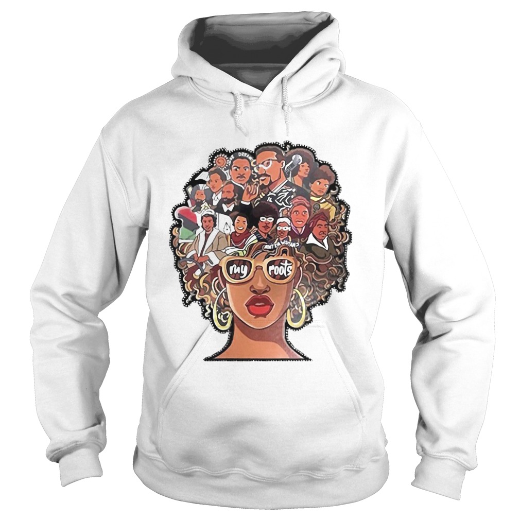 My Roots Afro Girl Heat Transfer  Hoodie