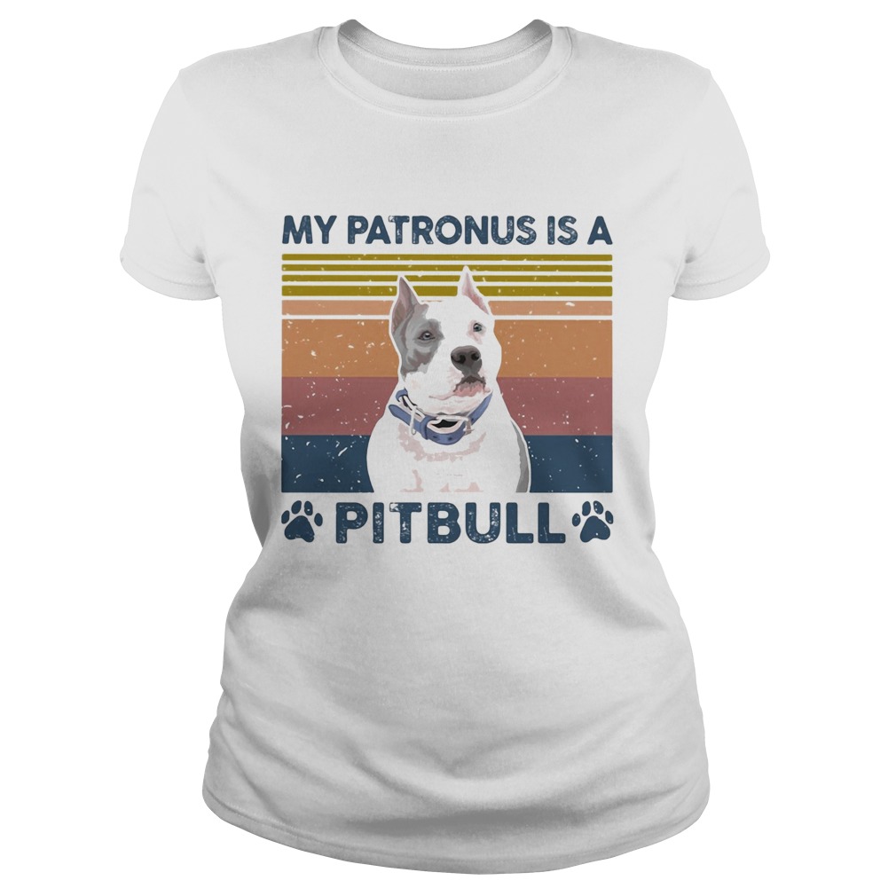 My patronus is a Pitbull paw vintage Classic Ladies
